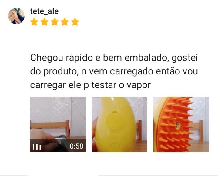 Print de avaliação 5 estrelas de tutor VapoPet (28)